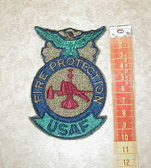 米軍放出品・アメリカ空軍・消防隊のワッペン