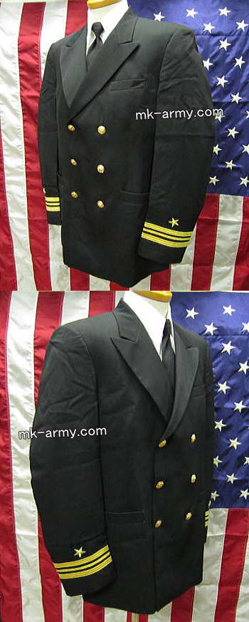 (3452)USMC・ブルードレステディベア50㎝ラージ米軍放出品、レア 米軍放出品・U.S.Navyブルードレス(少佐)上下セット