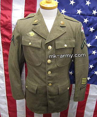 米軍放出品・WW2アメリカ陸軍制服Dated April 1，1941