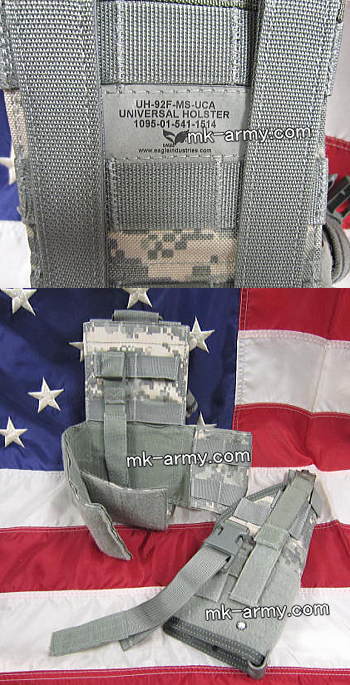 米軍放出品・U.S.ARMY ACU迷彩ユニバーサルレッグホルスター(EAGLE社製)