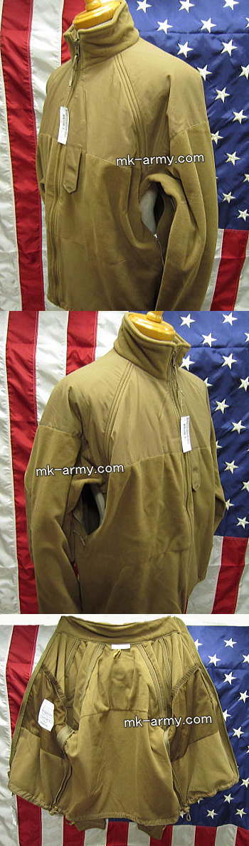 米軍放出品・U.S.Navyヘビーフリース(NWUゴアパーカーライナー)