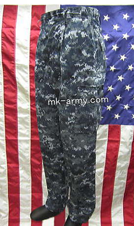 米軍放出品・U.S.Navy NWU迷彩パンツ(ブルーデジタル)